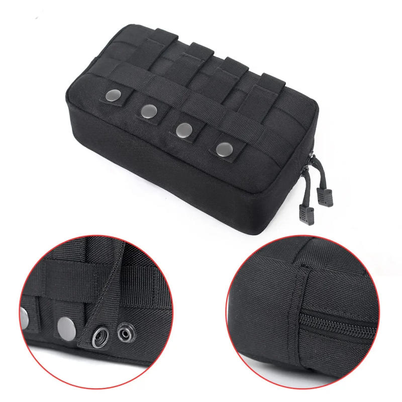 Description Picture 6 of itemMolle EDC Tool Pouch Airsoft Vest Dump Drop Pouches Outdoor Sports Fishing Camping Hunting Hiking Accessories Waist Bag