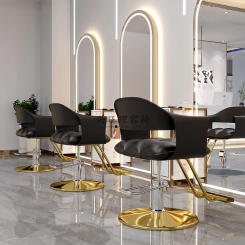 Hair Salon Chair Barber Shop Modern Lifting Rotation Hair Cutting Chair Swivel Liftable Hairdressing Furniture Beauty Salon