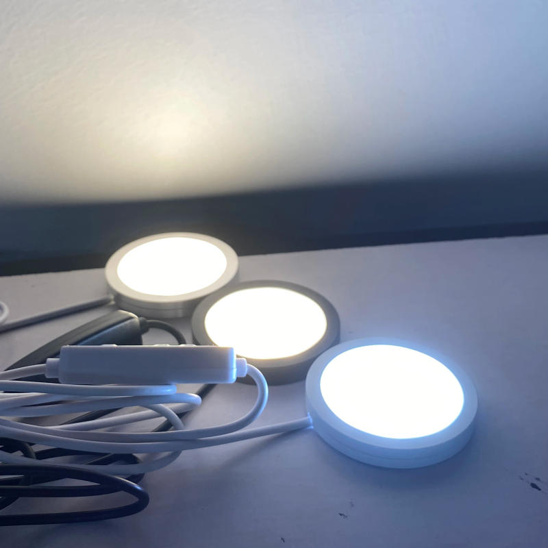 Description Picture 4 of itemUSB 5v LED spotlight ultra-thin dimmable 3W downlight magnetic surface mounted lampmini light jewelry display ceiling indoor