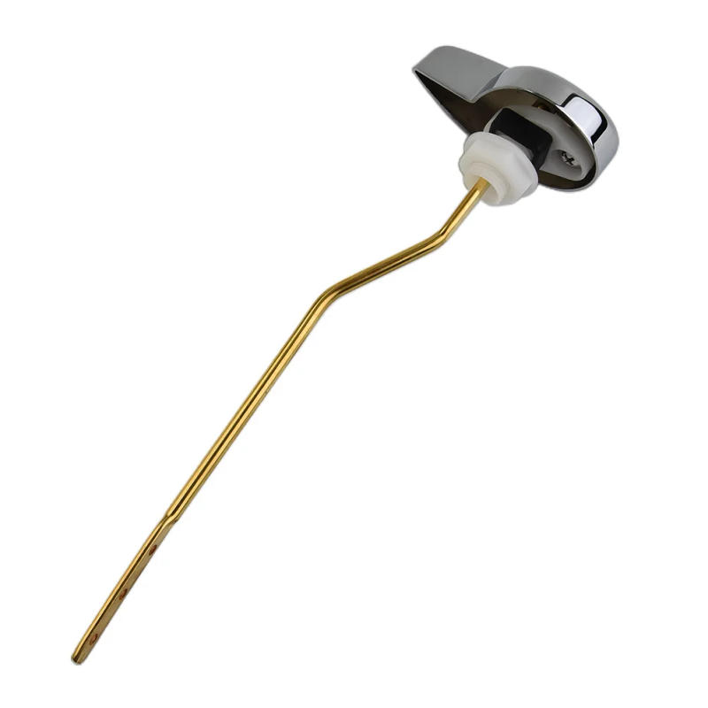 Description Picture 3 of itemFor Toilet Handle Flush Lever Handle Replacement Tank Toilet Tools Zinc Alloy+copper Accessories Brand New