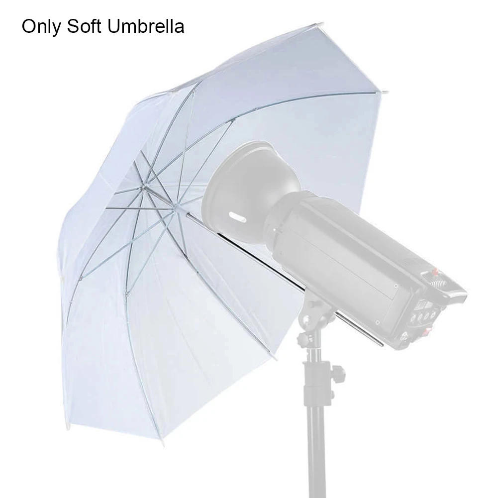 Description Picture 6 of item20inch Photo Studio Lighting Flash Translucent White Shooting Daylight Reflector Foldable Soft Umbrella For Photography
