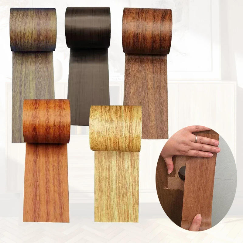 Description Picture 3 of itemNew Self-Adhesive Wood Grain Repair Patch Wood Grain Tape for Table, Chair, DIY, Skirting, Door, Window, Floor and Furniture