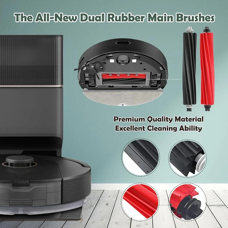 Description Picture 6 of itemAccessories Kit Replacement For Roborock Q5 Pro / Q5 Pro+ / Q8 Max / Q8 Max+ Robot Vacuum