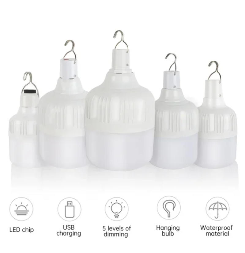 Description Picture 6 of itemTent Camping Lamp With Battery Flashlight Light Lights USB Portable Rechargeable Led Lamp Charging Equipment Emergency Outdoor