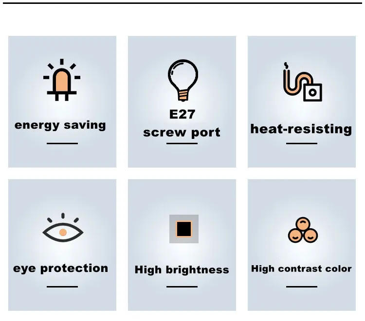 Description Picture 3 of itemPwwQmm E27 AC220V Light Bulb Energy-saving Lamps Tubes E27 5-45W Retro Decor Lamps Bright Bulbs LED Lamp Home Decoration Lamp