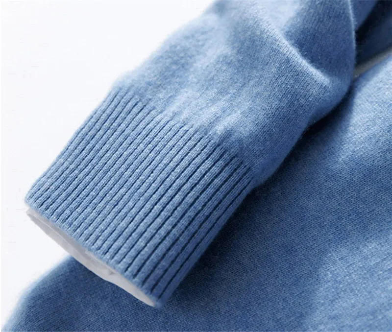 Description Picture 5 of itemSoft Cashmere Sweater Men's Clothing Knit V-neck Pullovers Bottom Shirt Korean Luxury Clothes Sweater New