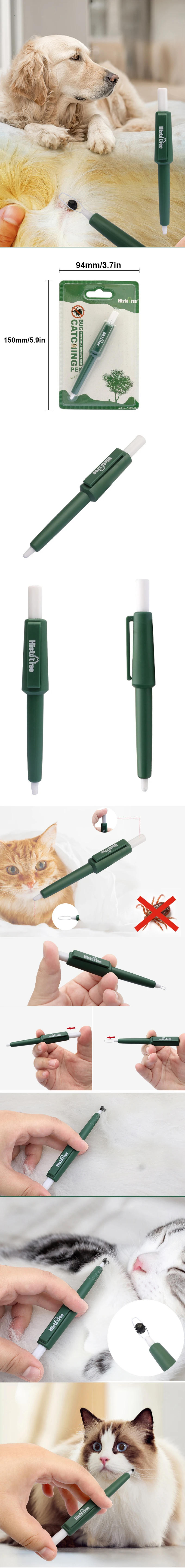 Description Picture 2 of item1Pcs Pet Tick Remover Waterproof And Durable Pet Flea Pet Beauty Insect Catcher Tick Clip Lice Removal Flea Clip