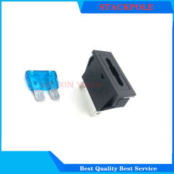 5PCS 2Pin Medium Automotive Fuse Holder KCD3 15A/30A 250V 16A Clamp Embedded Fixed Panel Mounting ATC Blade Standard Fuse Holder