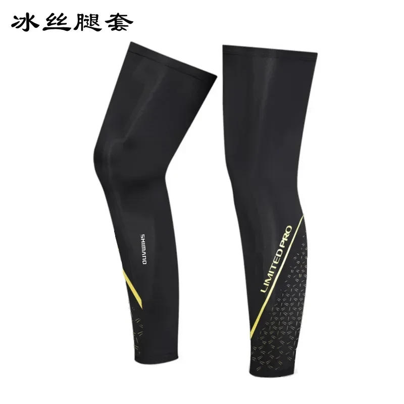 Description Picture 5 of itemNew Summer Ice Silk Bandana Comfortable Fishing Leg Set Sun Protection Arm Sleeve Leg Cover Set Cool Cycling Equipment