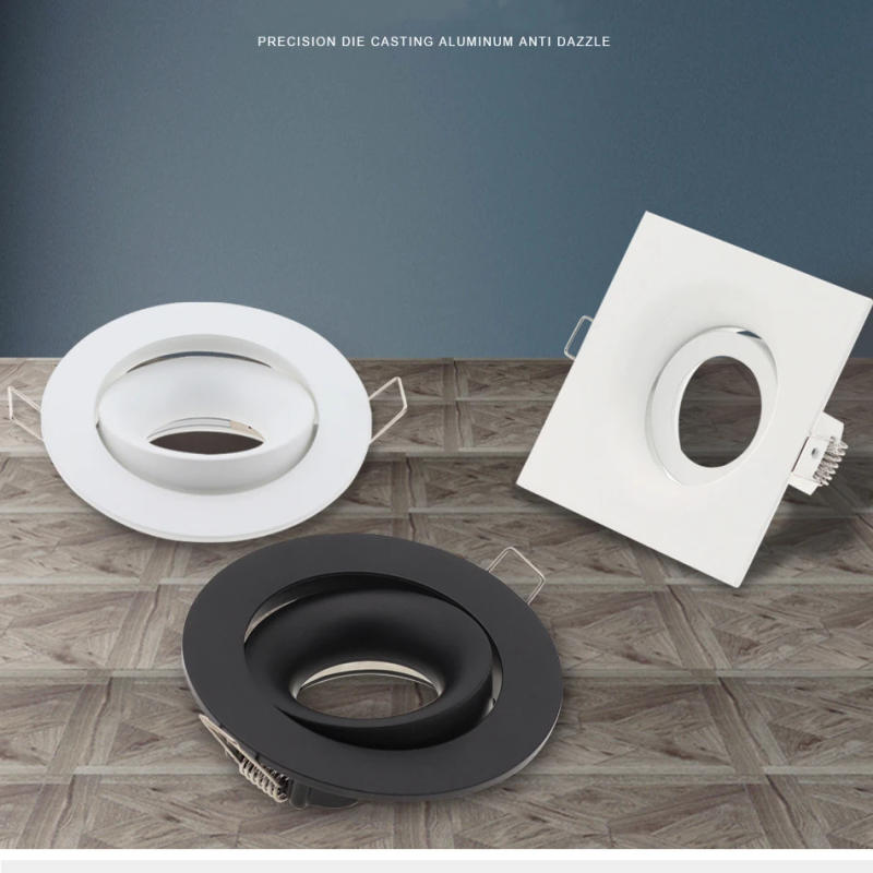 Description Picture 2 of itemModern MR16 Module Face Ring GU10 Lamp Cup Stand Lamp Shade Spotlight Kit GU10 Light Frame Housing