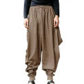 Sports Elastic Loose Pants Trousers Long Wide Leg Solid Color Hot Sales!!! Vintage Harem Band