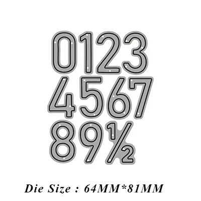 Description Picture 4 of itemAlphabet and Number Metal Cutting Dies for Making Words Dies Cut Embossing Punching Stencils Template Mould for DIY Scrapbooking