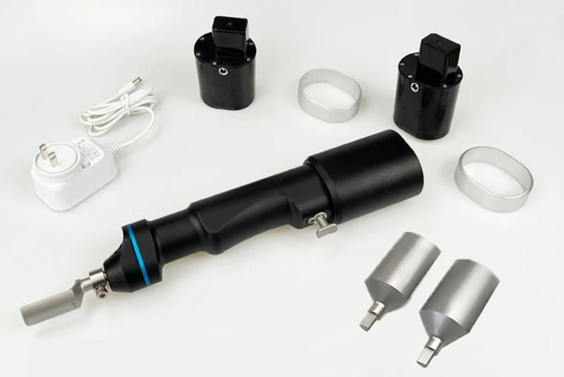 Description Picture 2 of itemOrthopedic Surgery Electric Power Drill Tools TPLO Saw Hand Piece Kit with Bone Saw Blades Orthopedic Instruments