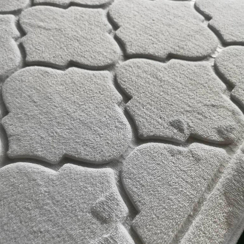 Description Picture 3 of itemFlannel Prayer Mat Worship Blanket Worship Kneel Embossing Floor Carpets Non-slip Soft Portable Travel Prayer Rug Ramadan Gift