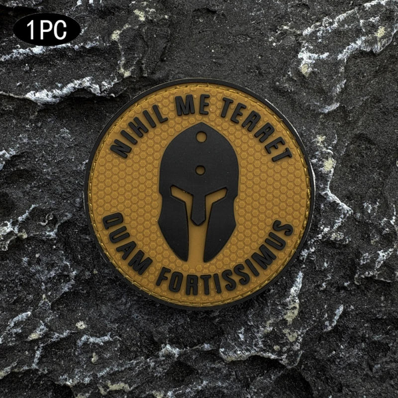 Description Picture 6 of itemA Helmet Pvc Patch Badge with Hook and Loop Fasteners on the Back, Suitable for Decorating Bags, Backpacks, Vests, and Clothing