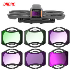 BRDRC Avata 2 Drone Lens Filters Set for DJI AVATA 2 Camera UV CPL ND8 ND16 ND32 ND64 Optical Glass Photography Filters Kit