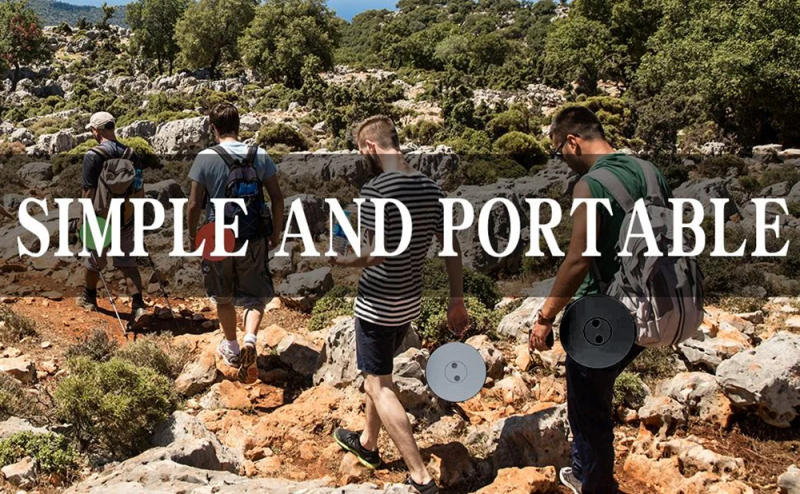 Description Picture 2 of itemPortable Telescoping Folding Camping Stool, Outdoor Foldable Beach Chair, Folding Camping Chair for Travel Hiking Fishing Garden