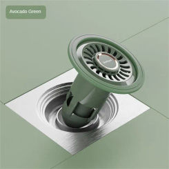 24 types Drain Stopper Kitchen Rubber Sink Plug Bathroom Floor Drain Plug Stopper Laundry Leakage-proof Plug Bathroom Supplies