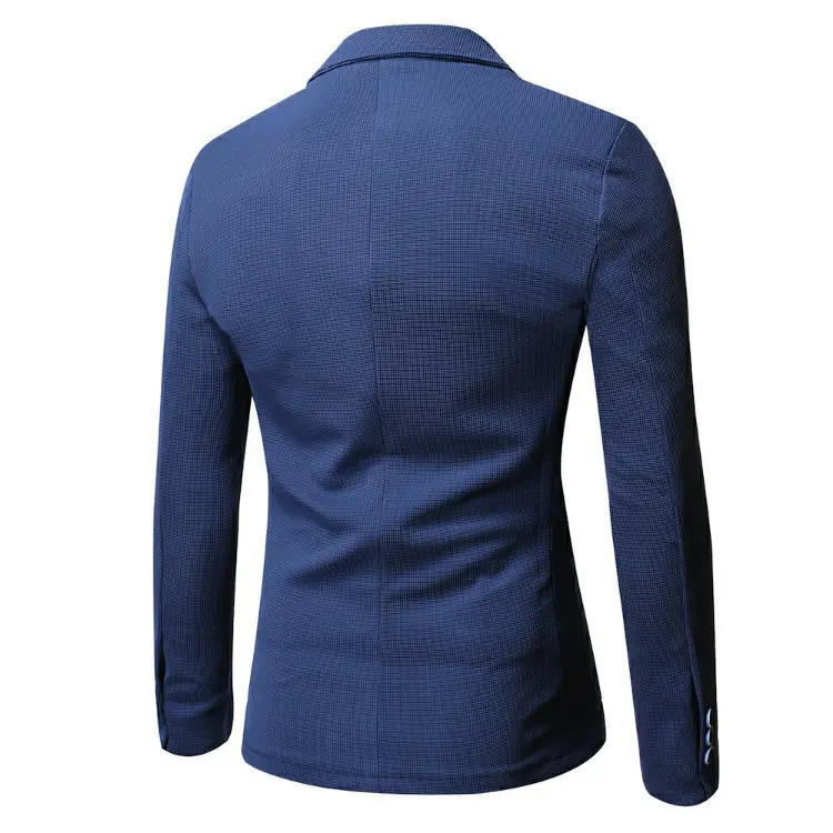 Description Picture 3 of item2024 Men's Business Casual Suit, Professional Dress, Foreign Trade Order, Western and Korean Version Slim Fit Suit Coat