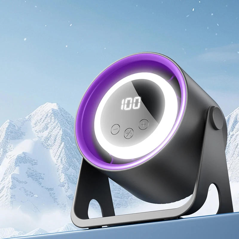 Description Picture 6 of itemUSB desktop/hanging multi-purpose small fan LCD portable small fan with LCD display power level