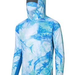 Fishing Men's Long Sleeve Performance Shirt  Protection Quick Dry Tops Lightweight Thin Breathable Outdoor Shirts