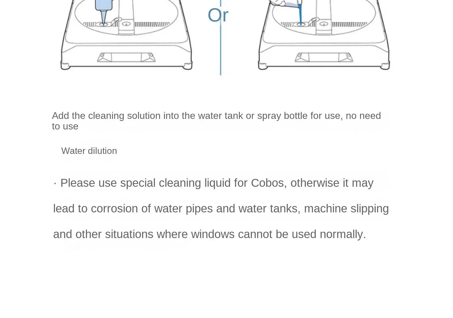 Description Picture 6 of itemOriginal Edition ECOVACS Window Accessories Window Cleaning Liquid 1L for All Window Models WINBOT W2 OMNI / W1 PRO