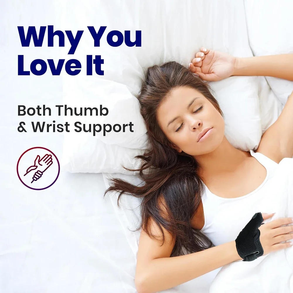 Description Picture 4 of itemThumb Brace & Wrist Stabilizer- Thumb Spica Splint for Arthritis, Tendonitis, and De Quervains - Support Wrap for Men and Women