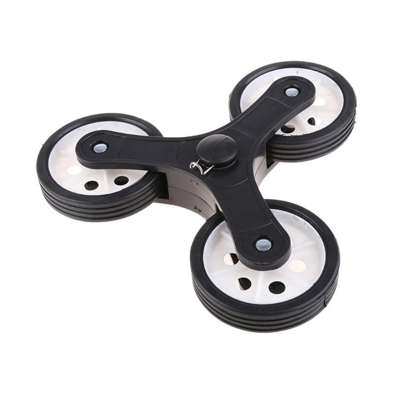 Description Picture 3 of itemShopping Cart Stair Climbing for Triangles Wheel Sliding Rollers Replacement Casters Three-wheel Stair Climbing Pulley