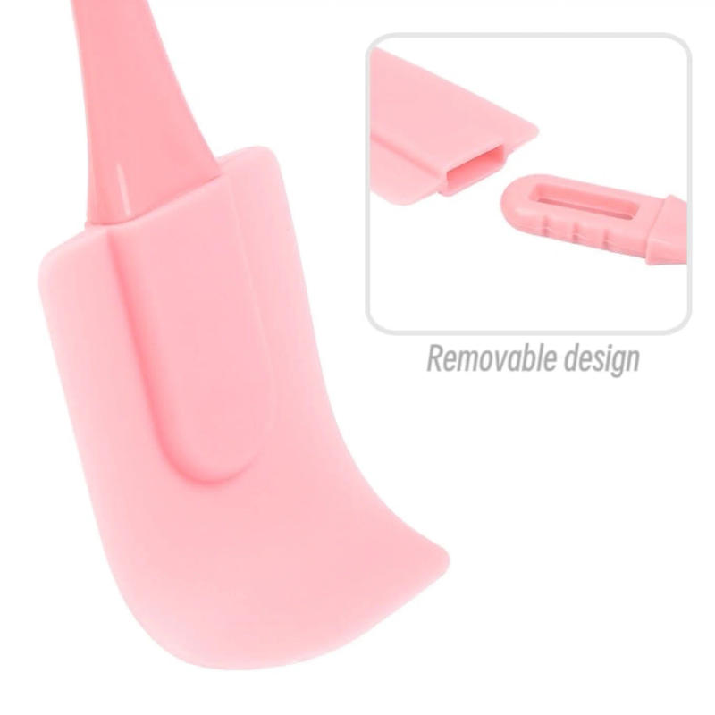 Description Picture 5 of item3Pcs/Set Silicone Scraper Oil Brush Cake Spatula Cream Scraper Sauce Brush Baking Tool Kitchen Cooking Utensils Non-stick Materi