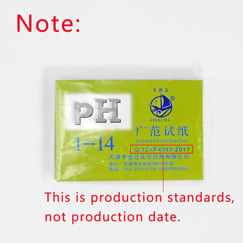 Description Picture 2 of item80 Strips/pack PH 1-14 Litmus Paper PH Tester Papers Universal Indicator Paper Test for Water Aquarium