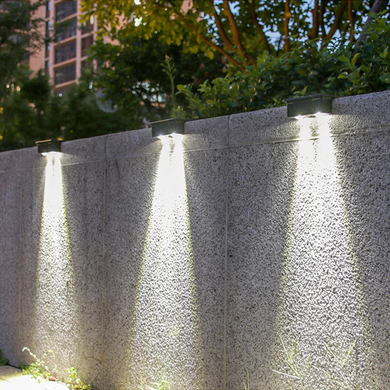 Description Picture 2 of itemWaterproof solar wall lamp outdoor 1/2/3 LED solar spotlight IP65 decorative courtyard garden villa street staircase