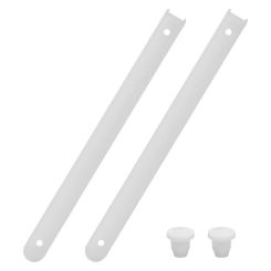 Plastic Drawer Slides Heavy Duty Bottom Mount Furniture Dresser for Cabinet Sliders Undermount Glides