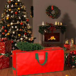 Christmas tree storage bag Dust bag Christmas decorations wreath protective cover Storage bag Large capacity gift organizer