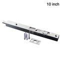 Security Guard Stainless Steel Lever Action Flush Latch Brushed With Screws Concealed Anti Theft Slide Lock Home Gate Door Bolt