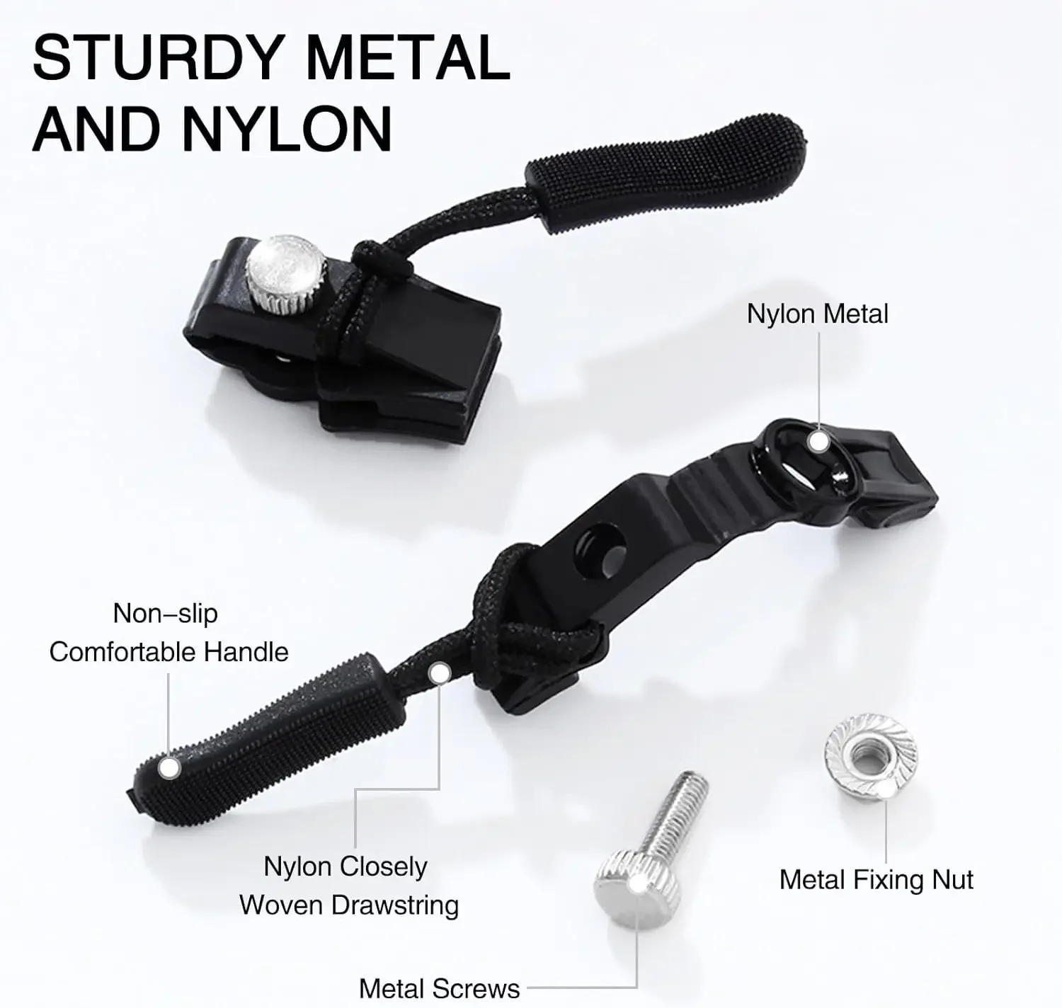 Description Picture 6 of item2/5PCS Zipper Repair Zip Slider Repair Instant Kit Replacement Zip Slider Zipper Fix Replacement For Jacket Backpack Luggage