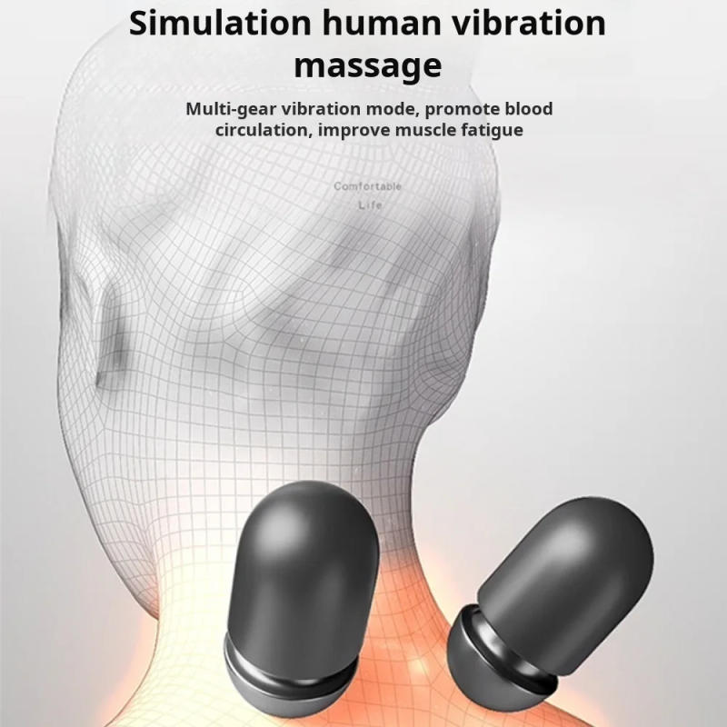 Description Picture 3 of itemRepair special neck pillow Improve sleep cervical pillow Heated massage traction cylindrical pillow