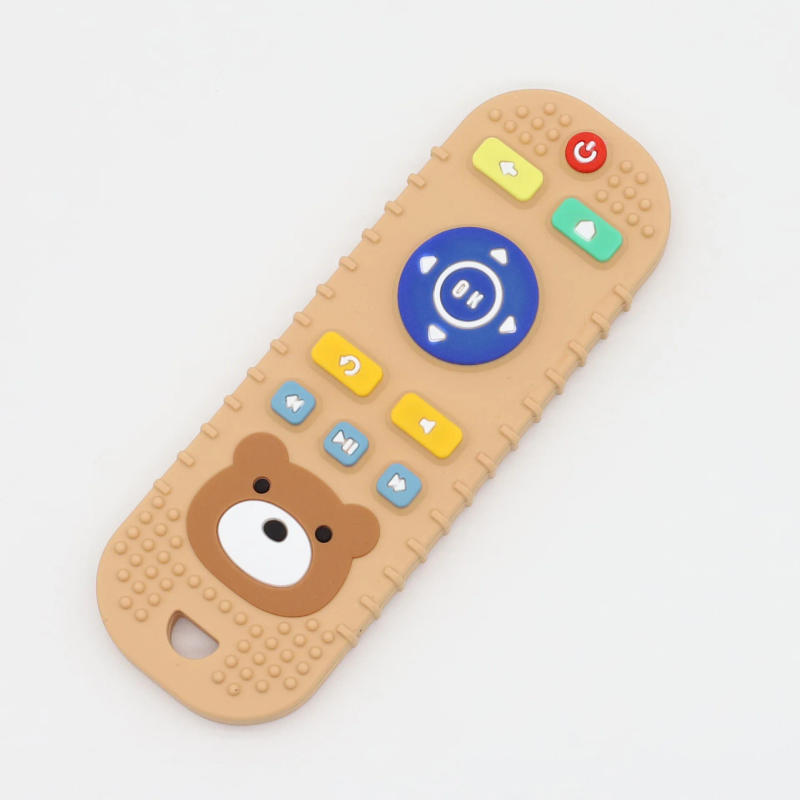 Description Picture 5 of itemChildren's silicone teething remote control baby mouthing period soothing teething teething remote control toys silicone teeth u