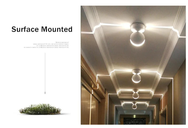 Description Picture 2 of itemModern RGB LED Ceiling Light Wall Windows Sill Light Balcony Bedroom Corridor Bar Decor Atmosphere Lamp Remote Control Spotlight