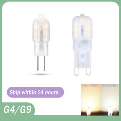 1-5 Pcs Mini G4 G9 LED Bulb 3W 5W Ampoule Led Lamp DC 12V AC 220V Corn Lights Replace Warm White Chandelier Halogen Lamp