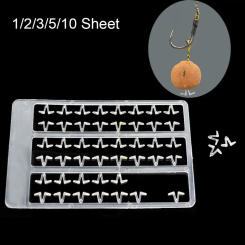 1 Sheet Carp Fishing Stoper TPR Hook Stops Beads Pop UP Boilies Stop Ronnie Rig Carp Coarse Fishing Tackle Tools