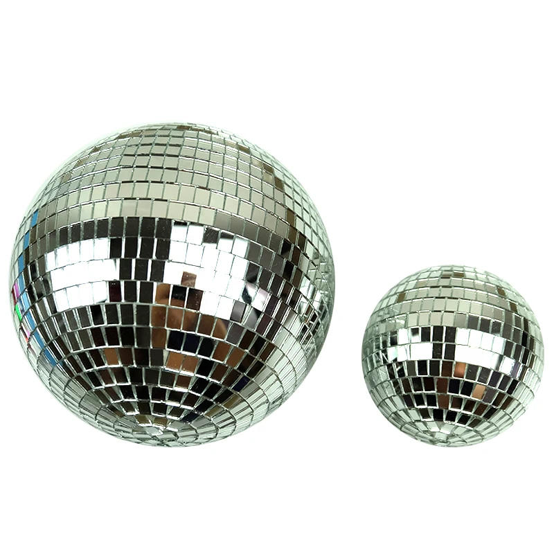 Description Picture 3 of itemMirror Ball 10/12/15/20cm Reflective Decorative Ball Bar Disco Ball Wedding Glass Ball Cake Home Decoration
