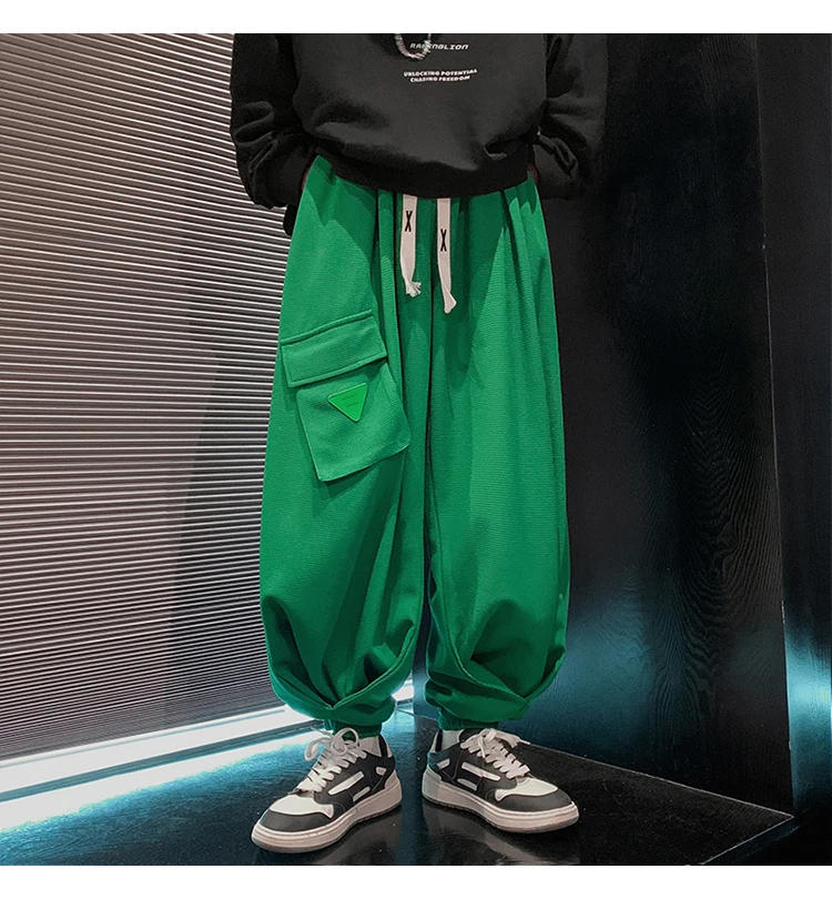 Description Picture 3 of itemMr.nut Loose Men Wide Leg Sweatpants Oversize Baggy Harem Pants Women Street Joggers Casual Retro Clothing Unisex American Style