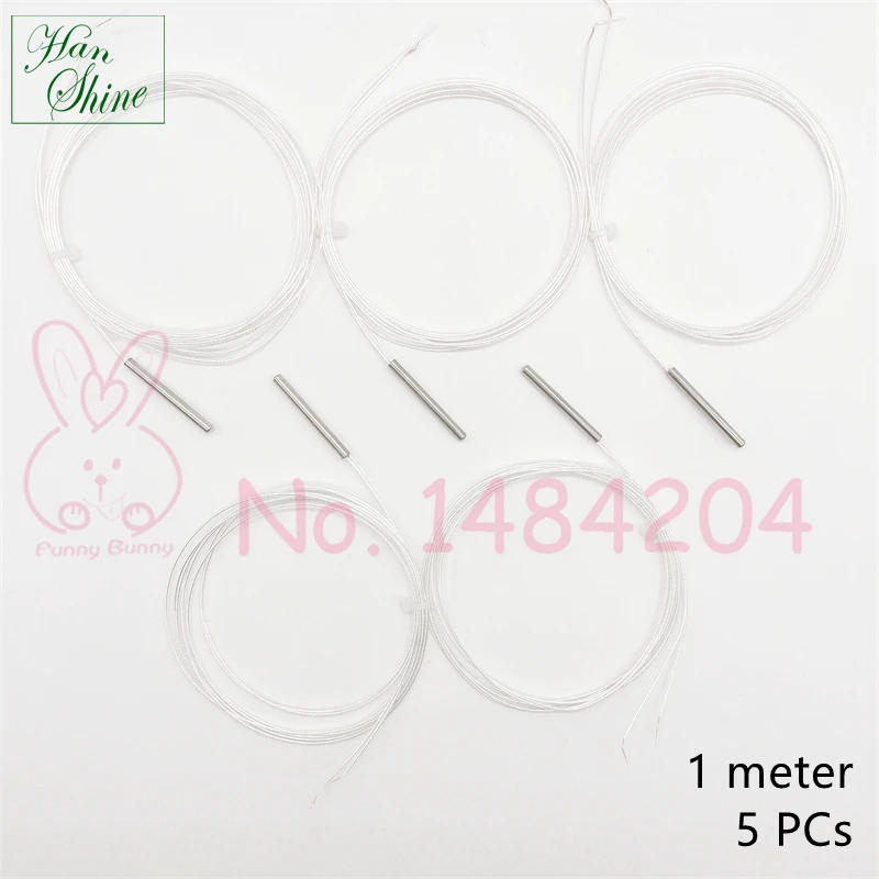 Description Picture 6 of item5 PCS Rtd Pt100 Probe 3mm * 30mm 1m 2m 5m 2 Wire High Temperature Sensor -50~200 °C Platinum Resistance PT 100 Temp Detector