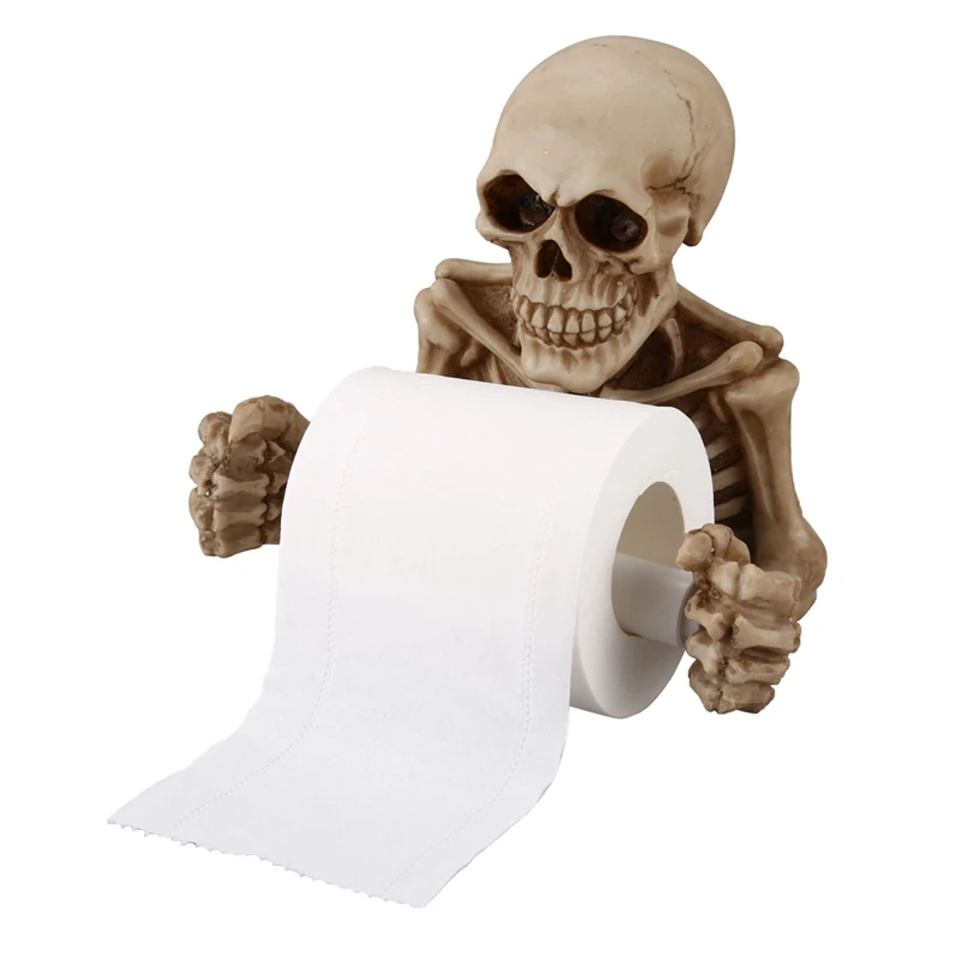 Description Picture 4 of itemCreative Skull Toilet Paper Holder Wall Mounted Toilet Paper Storage Box Bathroom Storage Box