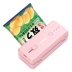 Portable 2-in-1 Mini Bag Sealer with Heat Seal & Cutter Magnetic Handheld Chip Bag Sealer for Snacks Candies Food Storage
