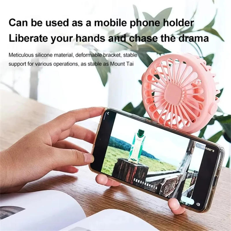 Description Picture 2 of itemPANGDUBE Multifunctional Mini Fan for Baby Stroller USB Rechargeable Lithium Handheld Octopus Fan for Crib Stroller Accessories