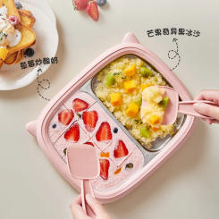 Fried Ice Machine Large Size DIY Use Without Plugging Fried Yogurt Maker Homemade Fried Yogurt апарат для жареного мороженого