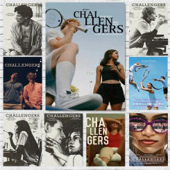 Movie Challengers (2024) Poster Prints Tennis Sport Film Canvas Painting Wall Art for Cinema Living Room Home Decor Gifts