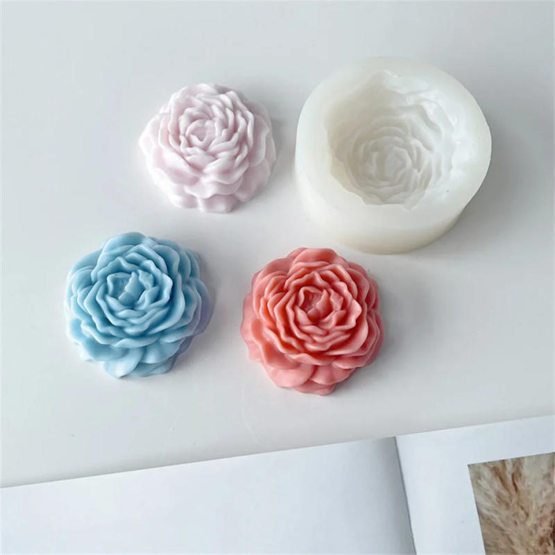 Description Picture 6 of itemSmall Flower Silicone Candle Mold |3d Rose Soap Chocolate Cake Decoration Baking Tools Diy Aromatherapy Gypsum Resin Clay mould