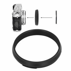 Aluminum Alloy Filter Adapter Ring for Fujifilm X100VI X100V X100F X100T X100S X100 X70 Camera AR-X100